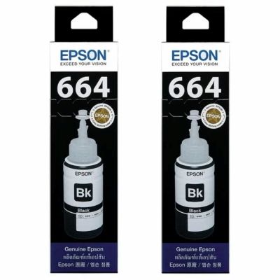 EPSON 664黑色 原廠印表機專用墨水(一瓶裝)