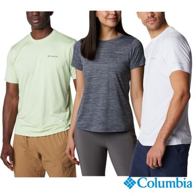 Columbia 哥倫比亞 限時特惠會員獨享價男女涼感快排短袖-多色任選