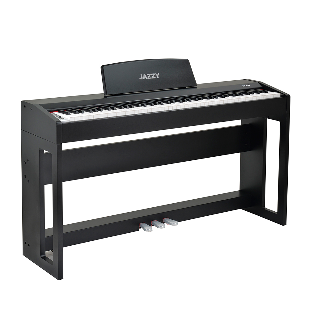 JAZZY DP150 電鋼琴88鍵，三踏板+法國PCM音源+MIDI，非電子琴