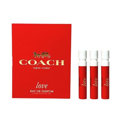 COACH 時尚戀紅女性淡香精 1.2ml 針管 *3入組