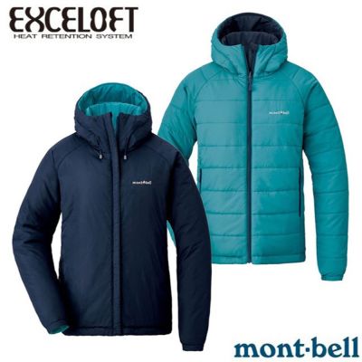 【MONT-BELL】女 THERMALAND PARKA MS 輕量 雙面穿 化纖連帽保暖外套 1101567 TB/DN 翠藍/墨藍
