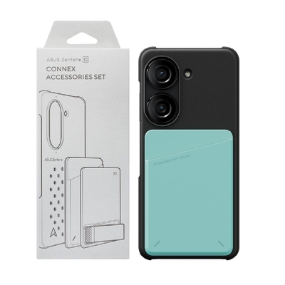 ASUS華碩 ASUS Zenfone 10/ Zenfone 9 Connex 原廠智慧擴充配件組AY2304 (背蓋+支架+卡夾)