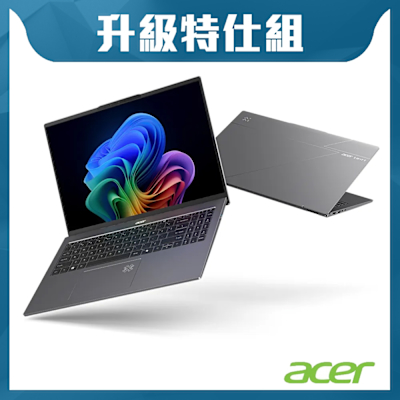 Acer 宏碁 Swift Go SFG16-61-R7S0 16吋AI 輕薄特仕筆電Ryzen AI 5 340/32GB/512G+1TB SSD/2.8K/OLED/Win11