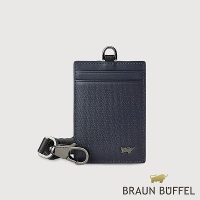 【BRAUN BUFFEL 德國小金牛】台灣總代理 安德勒-1 證件夾-深藍/BF531-171-DB