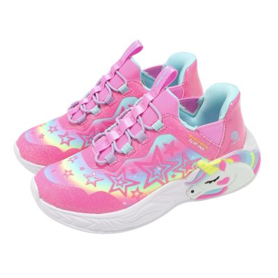 Skechers 兒童燈鞋 S Lights-Unicorn Dream 大童 中童 粉紅 白 閃燈 發光 休閒鞋 302296LPKMT
