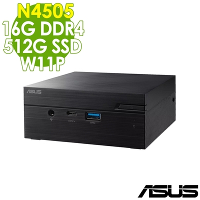 ASUS華碩 ASUS 華碩 PN41-N45Y4ZA 迷你商用電腦 (N4505/16G/512G SSD/W11P)