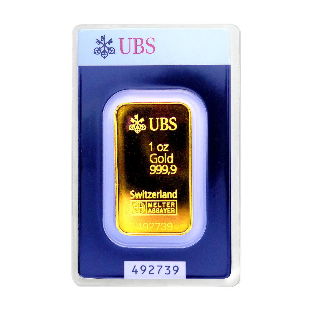 UBS 1 Gram Gold Bar 999.9 Fine UBS kin.bar 1g 金 公式 正規品