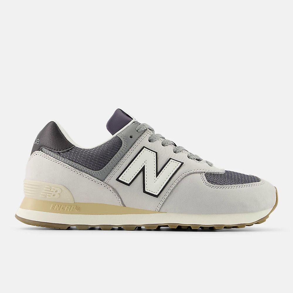 New Balance 574 [U57418X] 男運動休閒鞋復古鞋舒適緩震灰紫| 休閒鞋
