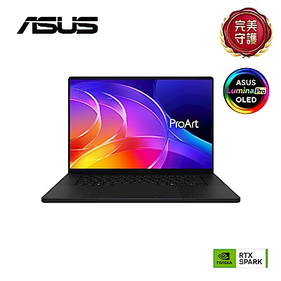 ASUS H7607BA 16吋4K可觸控筆電(NVIDIA RTX Spark N1X 6144/128GB/2TB SSD/曜夜黑/ProArt P16)