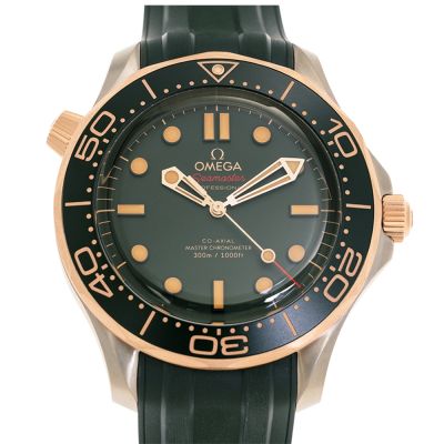 OMEGA 歐米茄 全新海馬大師天文台鈦金屬橡膠手錶x(210.92.42.20.10.001)x青銅x42mm