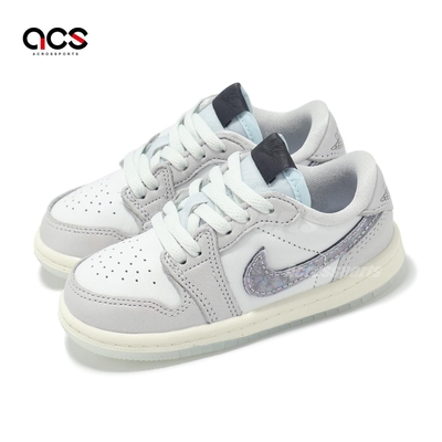 Nike 童鞋 Air Jordan 1 Low OG TD 小童 學步鞋 CNY 新年 蛇年 AJ1 灰 HF3206-100