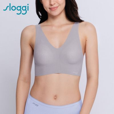 sloggi-ZERO FEEL TOP日本版零感系列有機棉低V款背心式內衣 香濃咖啡糖