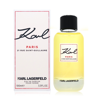 Karl Lagerfeld PARIS 21 Rue Saint-Guillaume 巴黎香榭女性淡香精 EDP 100ml (平行輸入)