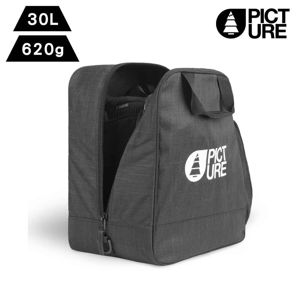 Picture 雪鞋收納袋【黑色】Shoe Bag BP197P | 登山/ 露營裝備配件