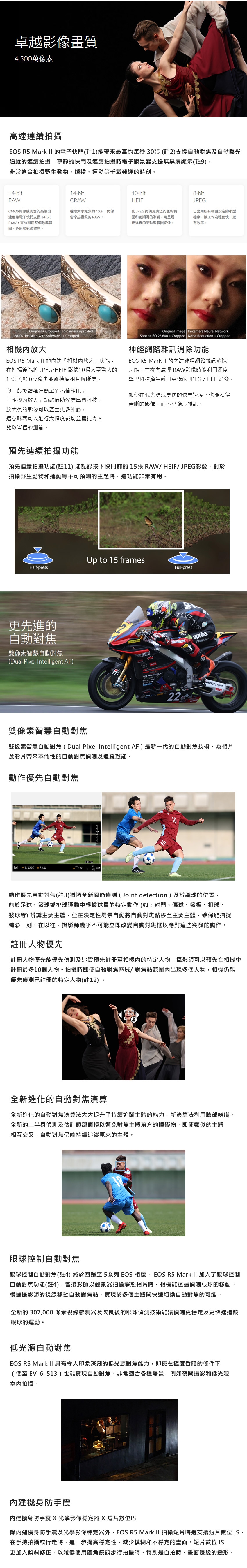 Canon佳能 EOS R5 Mark II - 詳情1