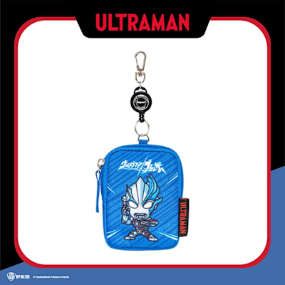 【IMPACT】怡寶 | Ultraman超人力霸王佈雷薩伸縮票卡零錢包 藍色 IMUTL03RB