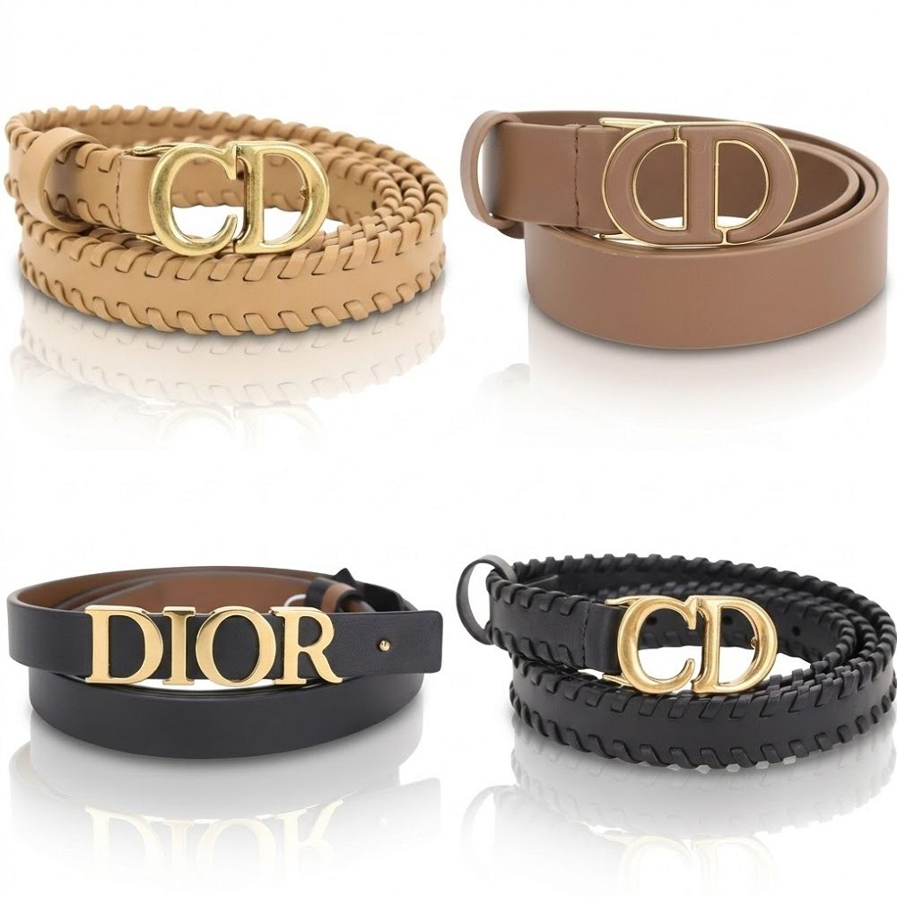 DIOR 迪奧 經典字母小牛皮單/雙面腰帶-多款可選 (Saddle20mm-裸色)