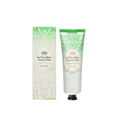 SABON 二合一臉部磨砂潔顏凝露 (清新迷迭香) 125ml