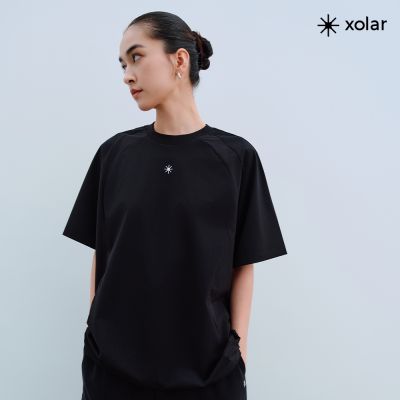 PROJEXT 抗UV透氣修身3D短Tee 黑色 Xolar UPF50+ Patch Tee