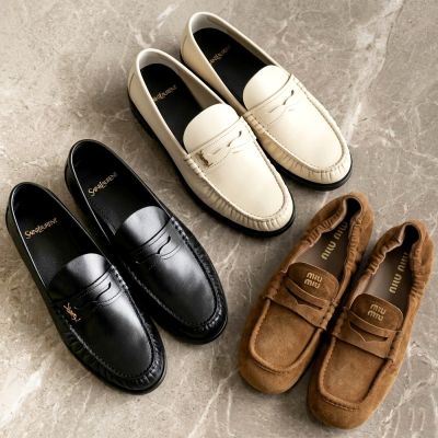 YSL / miu miu熱銷皮革樂福鞋-多款可選