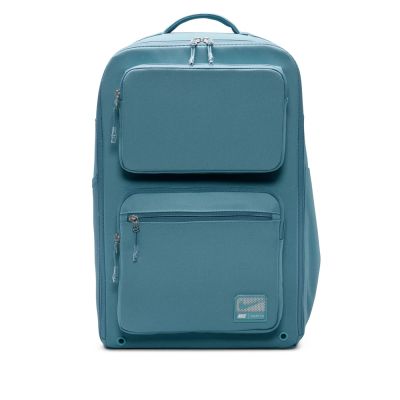 NIKE NK UTILITY SPEED BKPK 2.0 27L 後背包 書包 運動包 大容量 藍綠-FN4106006