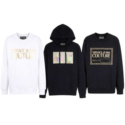 VERSACE 經典字母男款連帽運動衫 大學T-多款可選