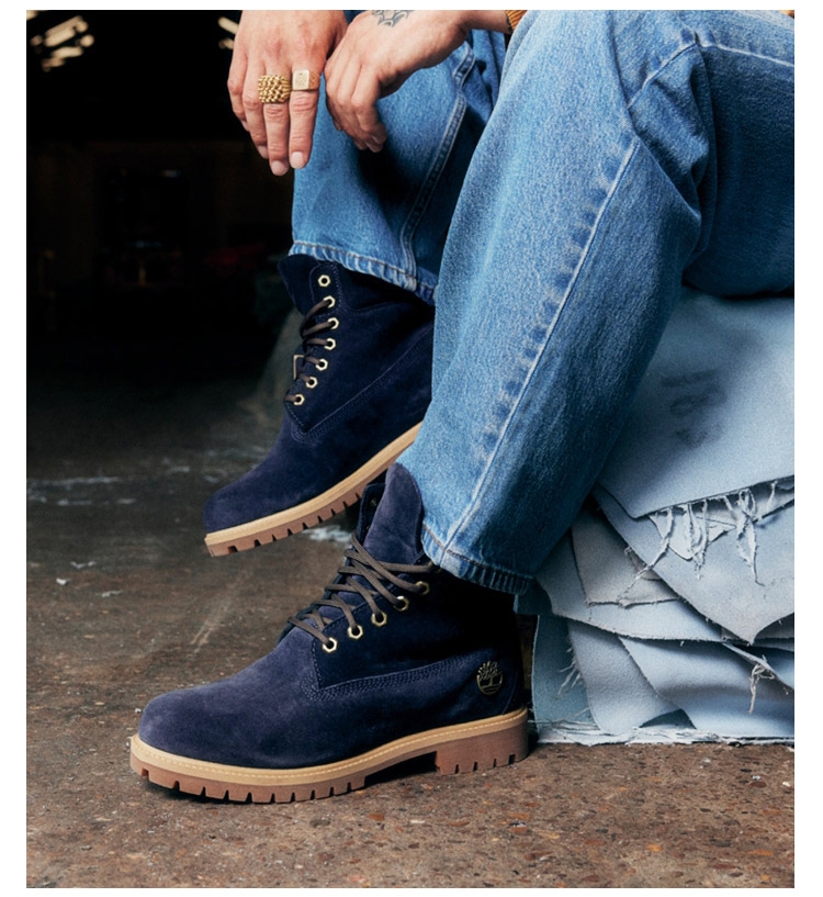 Timberland 男款深藍色防水六吋靴|A6821EP3 | 靴子| Yahoo購物中心
