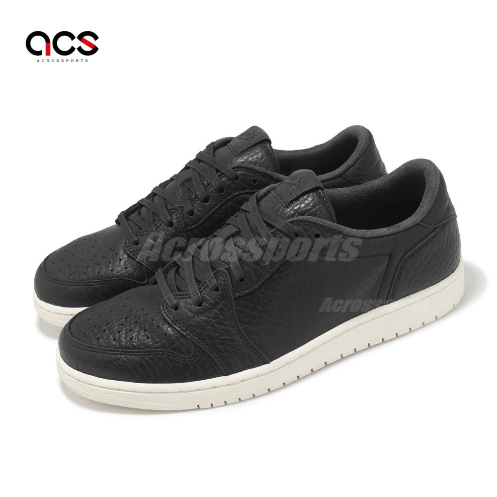 Nike 休閒鞋 Air Jordan 1 Retro Low NS 男鞋 黑 無勾 荔枝皮 復刻 AJ1 848775-005
