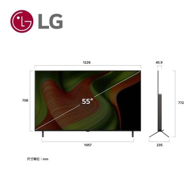 LG樂金 55型 經典OLED 4K AI智慧聯網顯示器 OLED55B5PTA