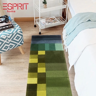 【Fuwaly】德國Esprit home翠茵地毯-70x140cm ESP3310-03 簡約 柔軟 格紋