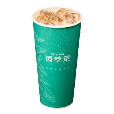 現萃茶-特大杯琥珀小葉奶茶(冰)_[行動隨時取]