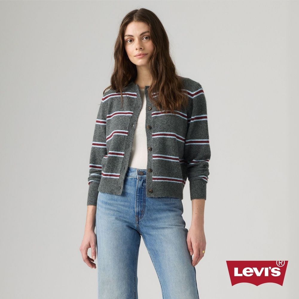 Levi's Claire 長袖羊毛混紡開襟衫 / 外套 女生上衣 熱賣單品