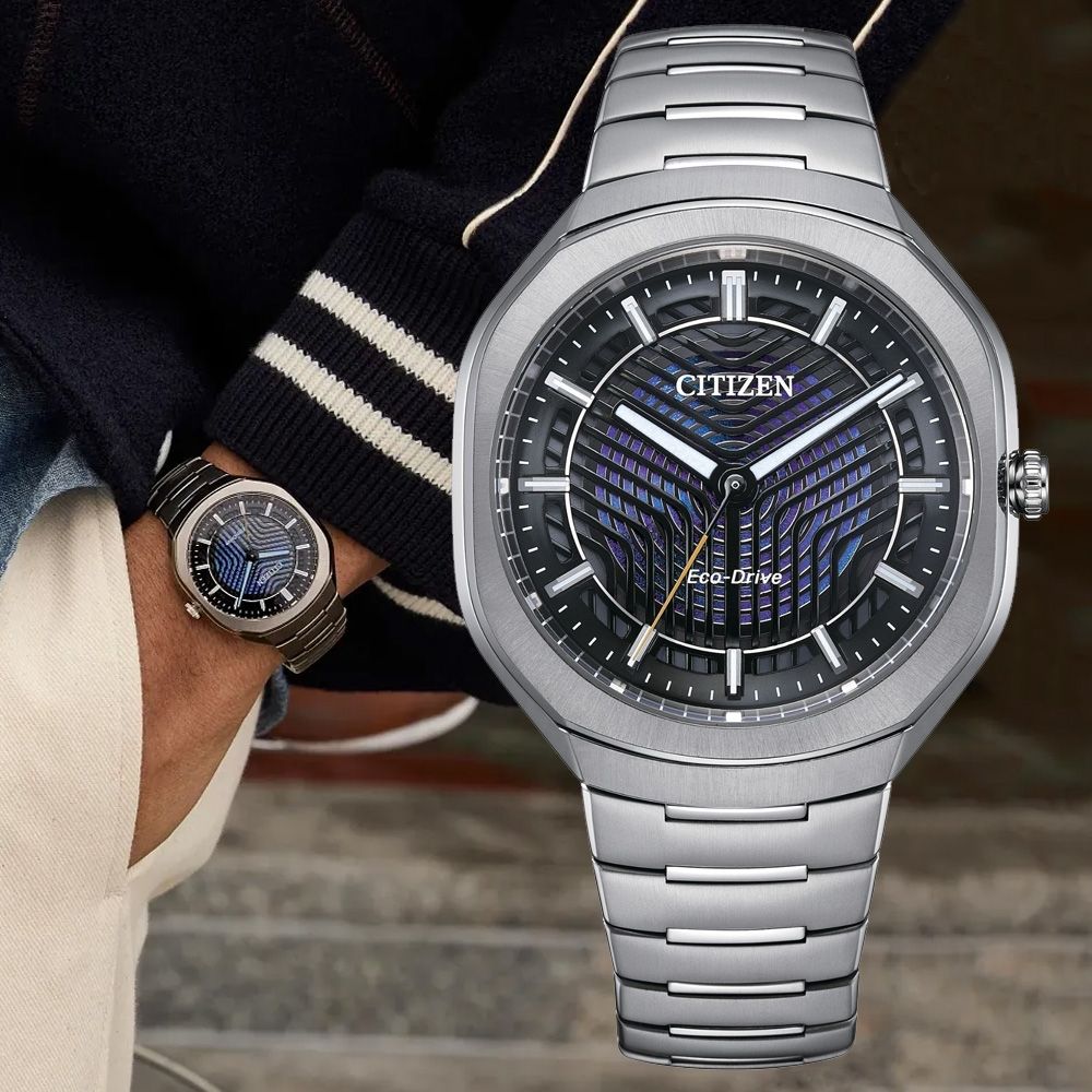 CITIZEN星辰 GENT'S系列 限量 PHOTON 光動能50週年 鈦金屬腕錶 錶 手錶 送禮 39.6mm/BJ6560-53W