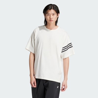 ADIDAS ORIGINALS NEU C TEE 三葉草 男短袖上衣-米白-IY4901