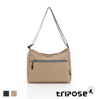 tripose PLAIN機能尼龍輕量強撥水性斜背方包-多色