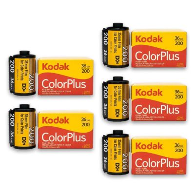 【Kodak 柯達】Kodak柯達底片 ColorPlus 200 135底片 36張 底片 彩色負片(五入組)