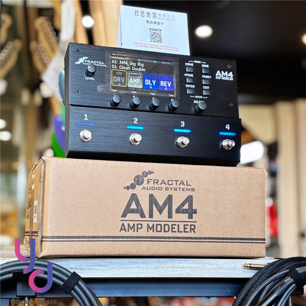 Fractal Audio AM4 電吉他貝斯音箱模擬綜合型效果器Axe-Fx III 演算法
