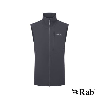 【RAB】Borealis Vest 彈性防風透氣背心 男款 鯨魚灰 #QWS79