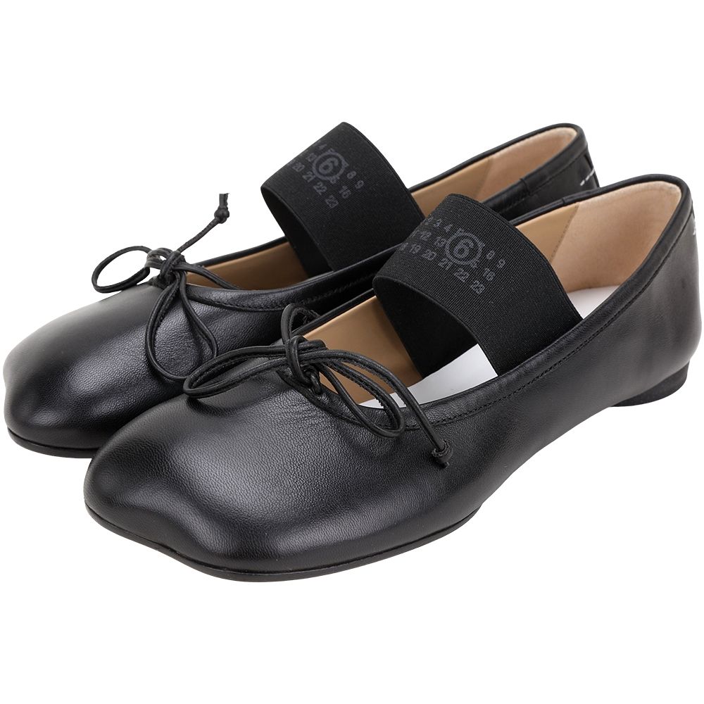 極美品 Maison Margiela 分趾芭蕾鞋 黑色 38 maison margiela馬吉拉tabi黑色經典分趾樂福鞋平底皮鞋38號全新配件塵