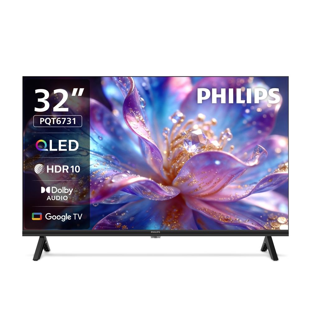 PHILIPS飛利浦32型HD QLED Google TV 智慧顯示器32PQT6731 | 電視