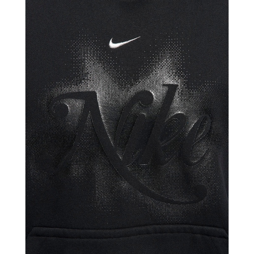 NIKE 耐吉女連帽上衣-黑色AS W NSW PHNX FLC OS PO HD GCE-HQ4869010