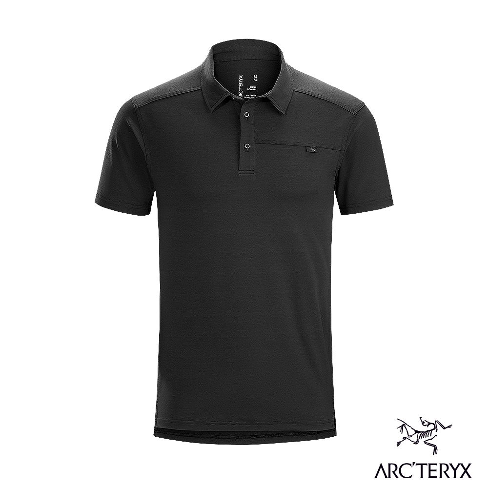Arcteryx 始祖鳥男Captive 吸濕排汗短袖POLO衫黑| 短袖上衣| Yahoo購物中心