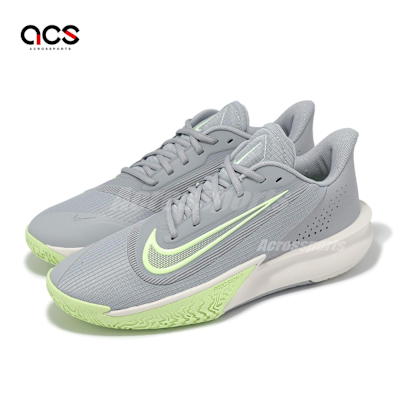 Nike 籃球鞋 Precision 7 VII 男鞋 灰 綠 回彈 運動鞋 低筒 HJ9153-002