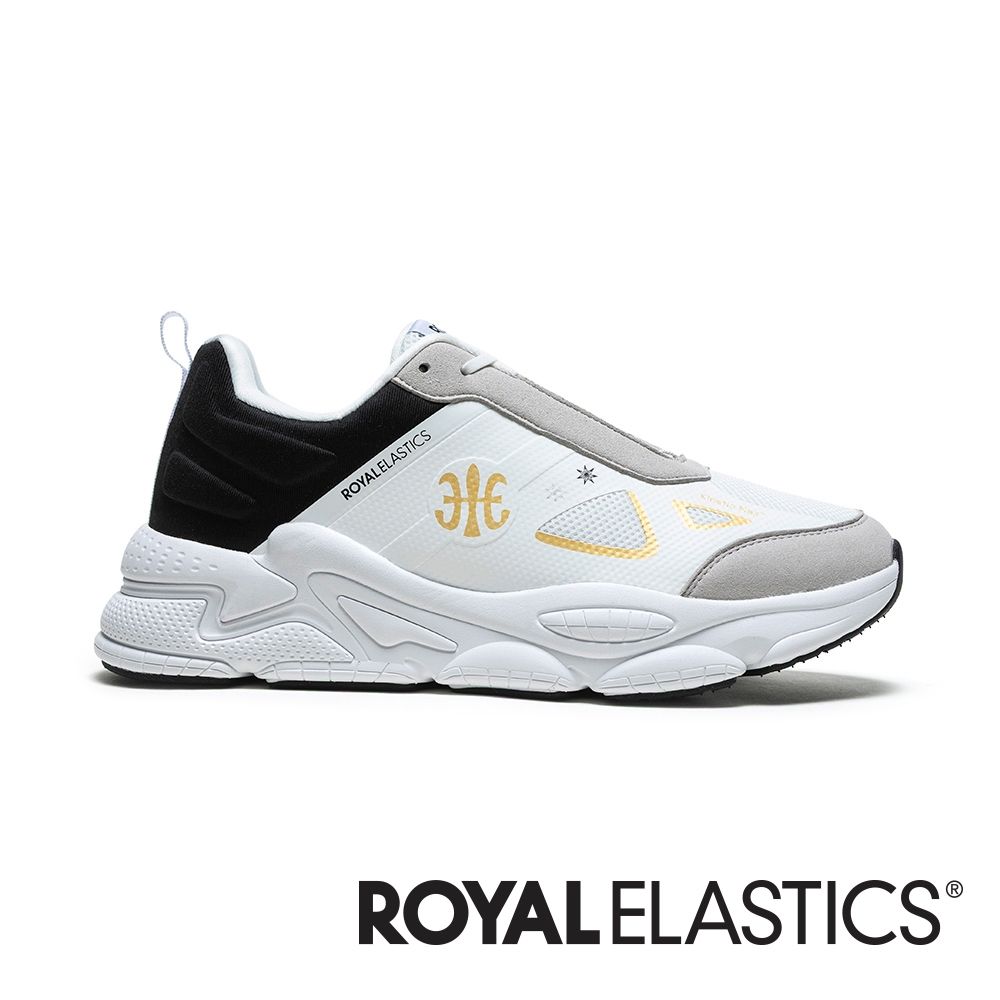ROYAL ELASTICS SKY (Star I) 運動休閒鞋 網布 白/黑/金 (男) 007361-093