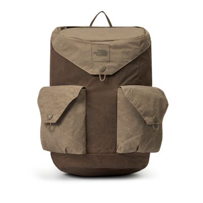 【The North Face 官方旗艦】 北面男女款棕色大容量休閒後背包｜8EERDHI 筆電包/登山包