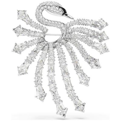 SWAROVSKI 施華洛世奇 Vienna 天鵝非凡姿態水晶胸針 周年慶獻禮 送禮推薦 5760065
