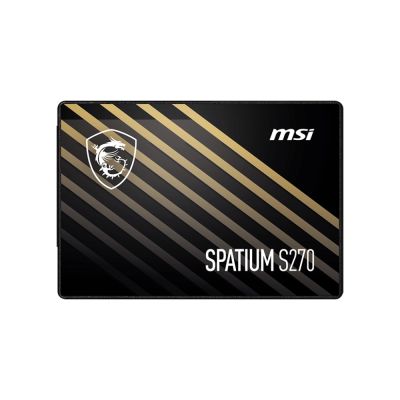 【MSI 微星】SPATIUM S270 240GB SSD硬碟(2.5吋/SATA/讀:500M/寫:450M/TLC/五年保)