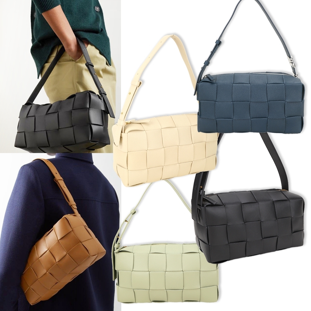 BOTTEGA VENETA 寶緹嘉 大格編織 Brick [官網最高$99400] 小牛羊皮肩背包 暢貨出清-多色可選