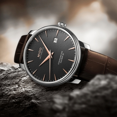 MIDO美度 官方授權 BARONCELLI永恆系列 天文台認證機械腕錶 錶 手錶 送禮 40mm/ M0274081606100