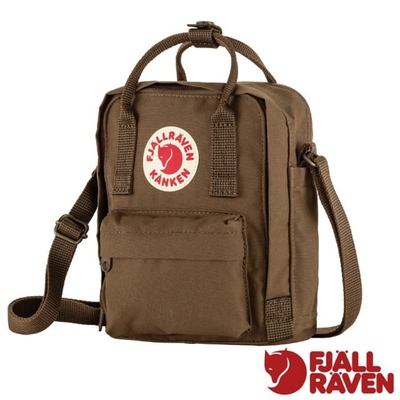 【Fjallraven 北極狐】Kånken Sling 多功能輕量防潑水隨身袋2.5L.單肩側背包.斜背包 23797-299 深橡木
